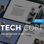 Keynote slide design templates for high-tech company conference presentations and high-end portfolio packaging PPT slide templates for designers.（Supports custom designs）