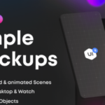 Complete set of C4D, GIF, and FBX source files for a high-end 3D scene responsive device prototype.（Supports custom designs）