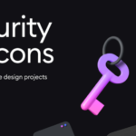 A set of protected/encrypted/privacy/security 3D icon kits including Blender 3D source files + fig source files.（Supports custom designs）