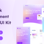 Exquisite B2B SaaS product landing page web design UI resources (fig, sketch, xd, studio source files).（Supports custom designs）