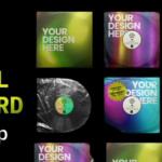 Acidic record plastic sticker mockup source file, record box cover plastic wrinkle acidic design mockup PSD source file download.（Supports custom designs）