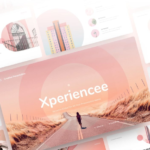 Download cute pink and fresh creative PPT template, designer portfolio packaging PPT slide template（Supports custom designs）