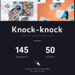 Premium Collection: A collection of 145 portfolio packaging elements, art display scene mockups, and PSD source files.（Supports custom designs）